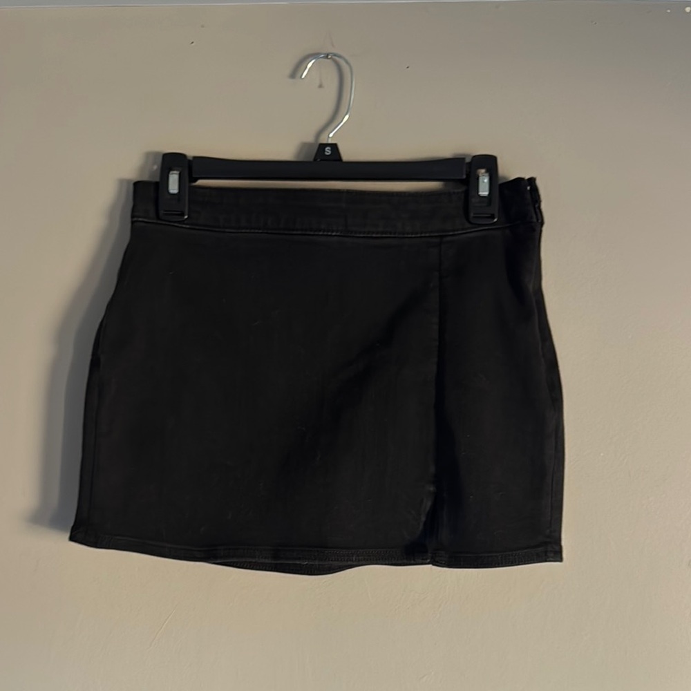 American Eagle Denim Black Mini Skirt